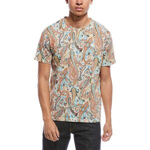 Etro Mens Roma T-Shirt, Tan